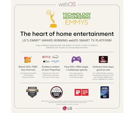 Image of LG 55 inch Class UA7700 (2025) 4K LED WebOS25 Smart TV - a7 AI Processor 4K Gen8 HDR10 Bluetooth Game Optimizer Compatible Compatible with Alexa & Google Assistant with Wall Mount (Renewed)