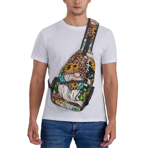 Mochila cruzada deportiva para senderismo y viaje negra miniatura 7