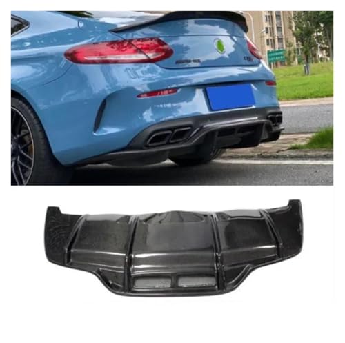 Spoiler difusor de parachoques trasero para Benz W205 AMG 2015-2020 2