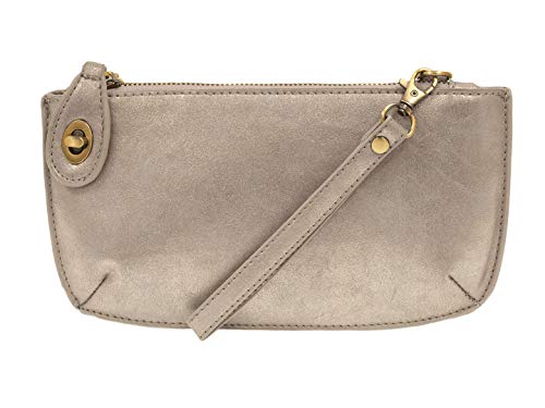 Image of Joy Susan Women Crossbody Wristlet Clutch Lustre Lux - Silver