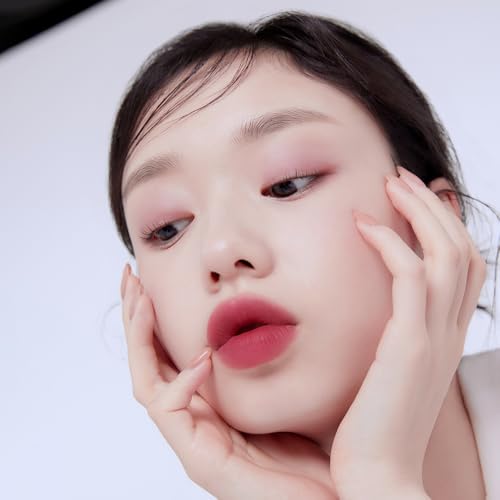 Image of ETUDE Fixing Tint Mini | Long Lasting Liquid Lipstick | Waterproof, Transfer Proof & Smudgeproof | Lightweight Matte Lip Stain | Highly Pigmented Korean Makeup | Full Coverage | Shade- 07, Cranberry Plum, 1.5g
