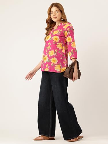 Image of feranoid Stylish Women's Printed Kurti - Comfort Meets Elegance| (S to XXL)
