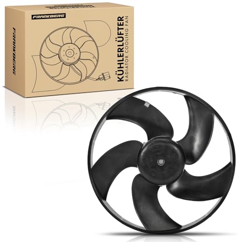 Frankberg Ventilador de refrigeración del motor compatible con 206 CC 2D 2.0L 2000-2008 206 Hatchback 2A/C 1.1L-2.0L 1998-2008 206 SW 2E/K 1.1L-2.0L 2002-2008 206+ 2L 2M 1.1.1L L 1.4L 2009-2013