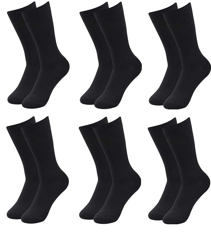 TAGAARUSocks For Men Full Length Men's Cotton Heel & Toe For Durability. - Socks Pack of 6
