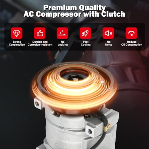 Image of CCIYU AC Compressor w /Clutch for Dodge Neon 2.0L 2000-2002