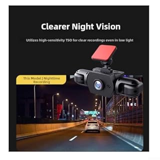 Caméra embarquée de voiture à vue complète à 360°, 4K UHD avant et arrière latérale 1080p, avec détection de mouvement, prend en charge l'enregistrement de vélo, caméra de surveillance intelligente de