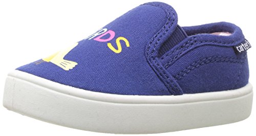 carter's Girl's Carter's Tween Girl's Casual Slip-On Shoe, navy, 10 M US Toddler