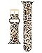 Anne Klein Silicone Fashion Band for Apple Watch, Secure, Adjustable, Apple Watch Band, Fits Most Wrists