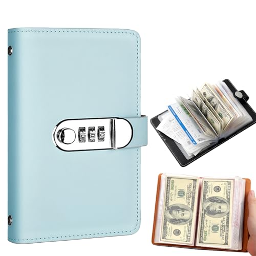 100 Envelope Savings Challenge Book with Password Lock, Money Saving