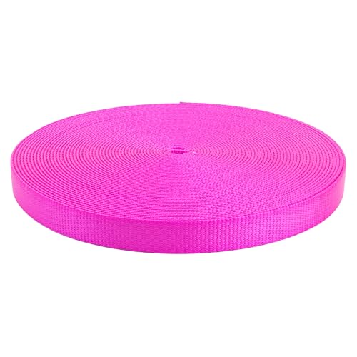 Country Brook Design Fuchsia Super Heavy Nylon Webbing Closeout (3/4 Inch, 10 Yards)