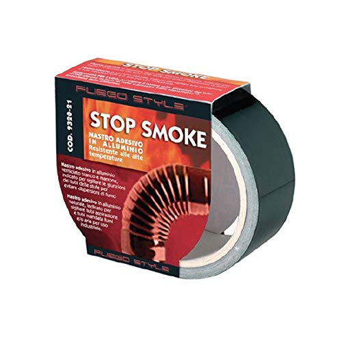 Easyricambi Nastro Adesivo Alluminio Nero TERMORESISTENTE Rotolo 50MT X 50MM