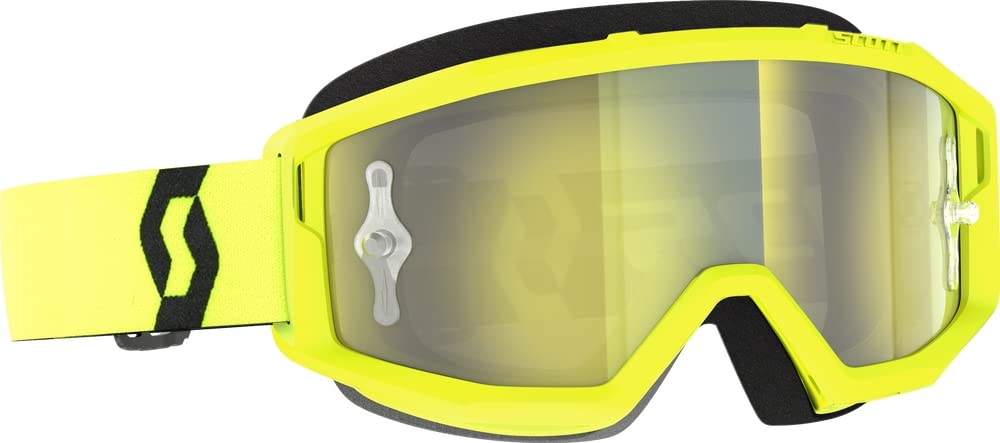 Scott Primal Goggles OSFM Yellow/Black/Yellow Chrome Works Lens