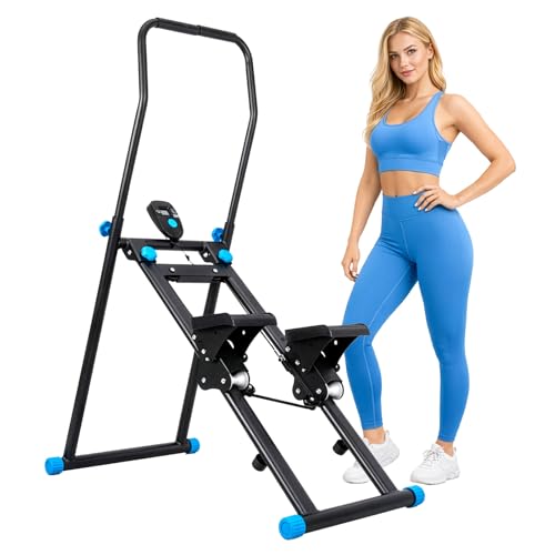 Trintion Stepper für Zuhause – Klappbarer Vertical Climber & Stair Stepper Trainingsgerät, Leises Cardio Fitness Stepper Workout, Ganzkörpertraining, Platzsparender Heimtrainer bis 136 kg