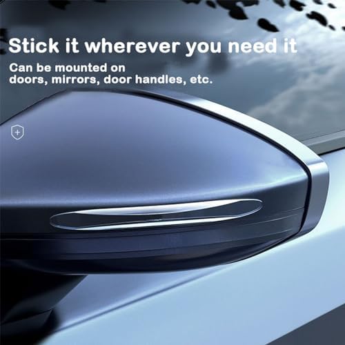 Car Door Edge Protector 6PCS Universal Door Guard Anti-Collision Strip Transparent - 3