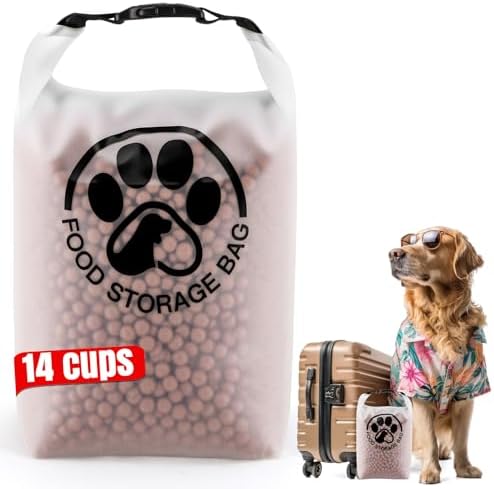 Aosnare Pet Food Storage Bag for... Aosnare Pet Food Storage Bag for...
