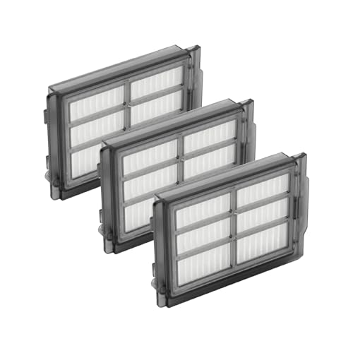 (3 Pack) Plus 505 Combo Replacement HEPA Filters Compatible with iRobot Plus 505 Combo robot + AutoWash dock/Plus 405 Combo Robot Vacuum, Upright Filter, Canister Filters