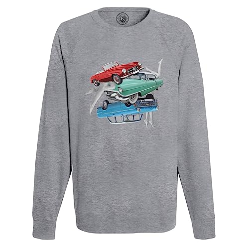 Sweat Homme Voitures Anciennes idéal pour un look vintage chic lors de vos sorties