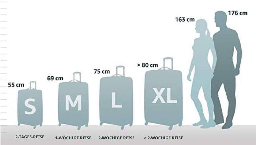 Samsonite Airea Spinner L erweiterbar Koffer 78 cm 111.5/120 L Schwarz