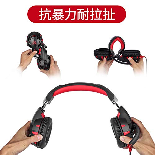 Amazon.co.jp: likang ゲーミングヘッドホンヘッドセット