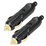 prise allume cigare double Compatibilité Universelle 12V/24V: Conçu pour une utilisation polyvalente, cette Fiche Mâle allume-cigare fonctionne avec les systèmes électriques 12V et 24V. 20A max – idéal pour glacière électrique, aspirateur voiture ou onduleur. Ces prises mâles pour allume cigare offrent une solution fiable, idéal comme prise male allume cigare 12v 24v. C'est également une 12v prises mâles pour allume cigare et une prise allume cigare 12v