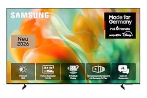 Samsung Mini LED M80H 4K 75 Zoll (189 cm), UHD Fernseher, Mini LED HDR für beeindruckende Details, Motion Xcelerator 144Hz, AI Fußballmodus, Dynamik Sound Pack, AI Companion für deine Fragen, Smart TV