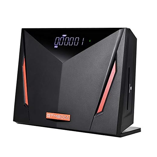 4K Decodificador Satelite Receptor TDT DVB-S2X + T2 + Câble con Ranura para Tarjetas CA, GT MEDIA V8 UHD Soporte 4K HDMI / SCART/ USB / PVR/ H.265 HEVC/ WiFi