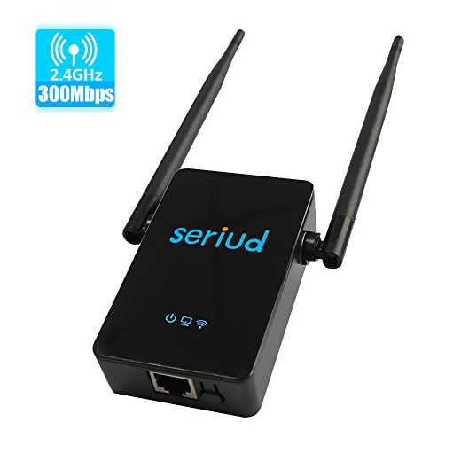 WiFi Extender,Seriud Extender, WiFi Booster WiFi Range Extender Wireless Repeater Internet Extender Wireless Extender Wireless Internet Booster 300Mbps 2.4Ghz Super Easy Setup [Newest 2019 Upgraded]