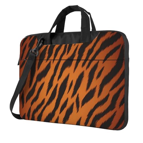 Bolso bandolera para laptop Tiger Stripe unisex miniatura 1