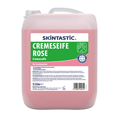 Skintastic - Jabón de manos Rose PH neutro probado dermatológicamente 5 litros