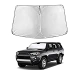 EcoNour Windshield Sunshade for Toyota 4Runner 2010-2023 2024 2025 2026, SR5, Trail, TRD (Off-Road, Premium, Pro) Limited, Front Window Sun Shade Cover, UV Heat Blocker & Protector, Car Accessories