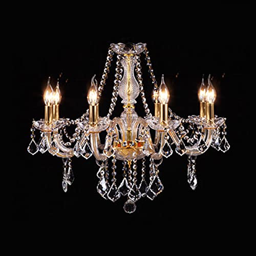 Lumière de salon pour chambre et cuisine avec suspension cristal