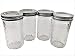 Mason Ball Jelly Jars-12 oz. each - Quilted Crystal Style-Set of 4