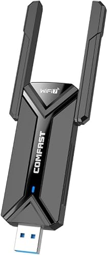 COMFAST CF-983BE WiFi7 Tri-Band 6500Mbps USB Wireless Network Adapter PC Network Card