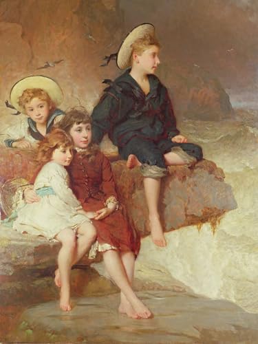 Art tableau Les enfants de Sir Hussey Vivian pour habiller un grand mur vide