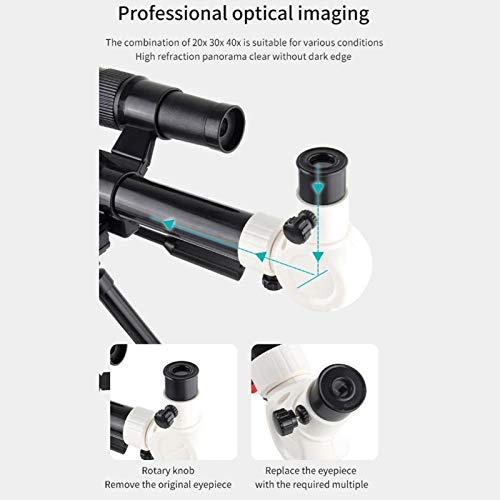 Generic Telescópio para astronomia, iniciantes, crianças, adultos, telescópios astronômicos de 70 mm