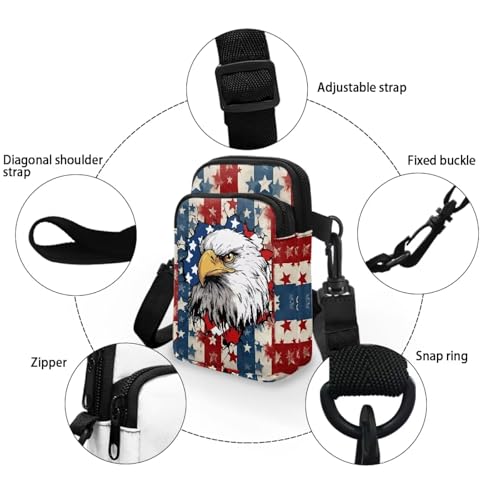 Image of Lightweight Small Crossbody Bags Cell Phone Purses Travel Pouch Shoulder Bag for Women
