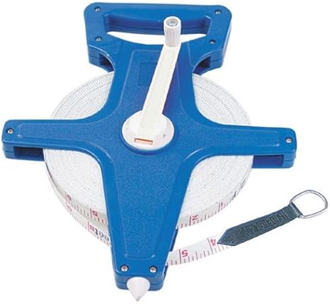 Metermaß Rollenmaßband Maßband mit Aufroller und Griff 50m : Amazon.de ...
