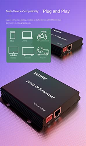 Extensor HDMI sobre IP RJ45 Full HD 1080P con distribución múltiple a través de switch 6