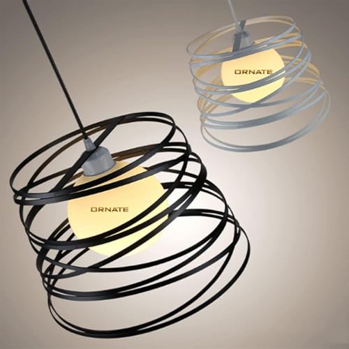 Lampe suspendue en fer style industriel rétro E27 lustre réglable