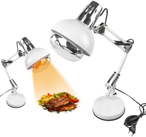 DUEBEL Food Heat Lamp, Perfect Buffet and Catering Solution for Keeping Food Warm, Ideal for Parties, Holidays, and Concession Stands