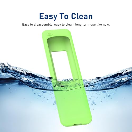 Image of ADDGRIP Silicone TV Remote Cover Compatible with Samsung Smart TV Remote 2023 BN59-01432G BN59-01432A (Samsung Smart TV 2023 Model Solar Remote Cover - Style 8, Luminous Green - Style 8)