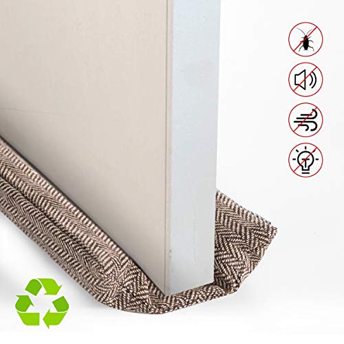 Coxtnbio Door Draft Stopper, Size 30" to 36" Under Door Draft Blocker Air