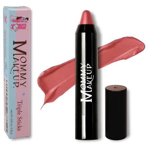 Mommy Makeup Triple Sticks Lipstick