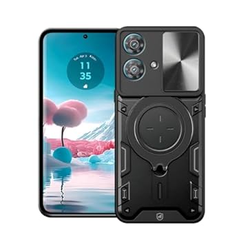 Gshield Capa Case Capinha Discovery para Motorola (Preta, Moto Edge 40 Neo)