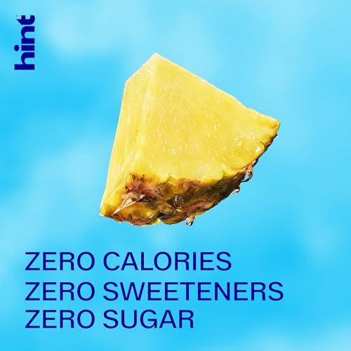 Image of Hint Water Pineapple, Pure Water Infused with Pineapple, Zero Sugar, Zero Calories, Zero Sweeteners, Zero Preservatives, Zero Artificial Flavors, 16 Fl Oz (Pack of 12)