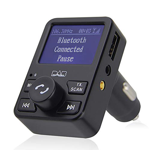 1,4"Bildschirm DAB + Digital Radio Tuner mit USB-Ladeanschluss Breite Spannung passt zu Einer Vielzahl von Autos, für Autoradio