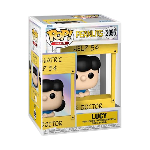 Funko Pop! Plus: Peanuts S8 – Lucy Van Pelt - Classic Peanuts - Figura in Vinile da Collezione - Idea Regalo - Merchandising Ufficiale - Giocattoli per Bambini e Adulti - Cartoon Fans