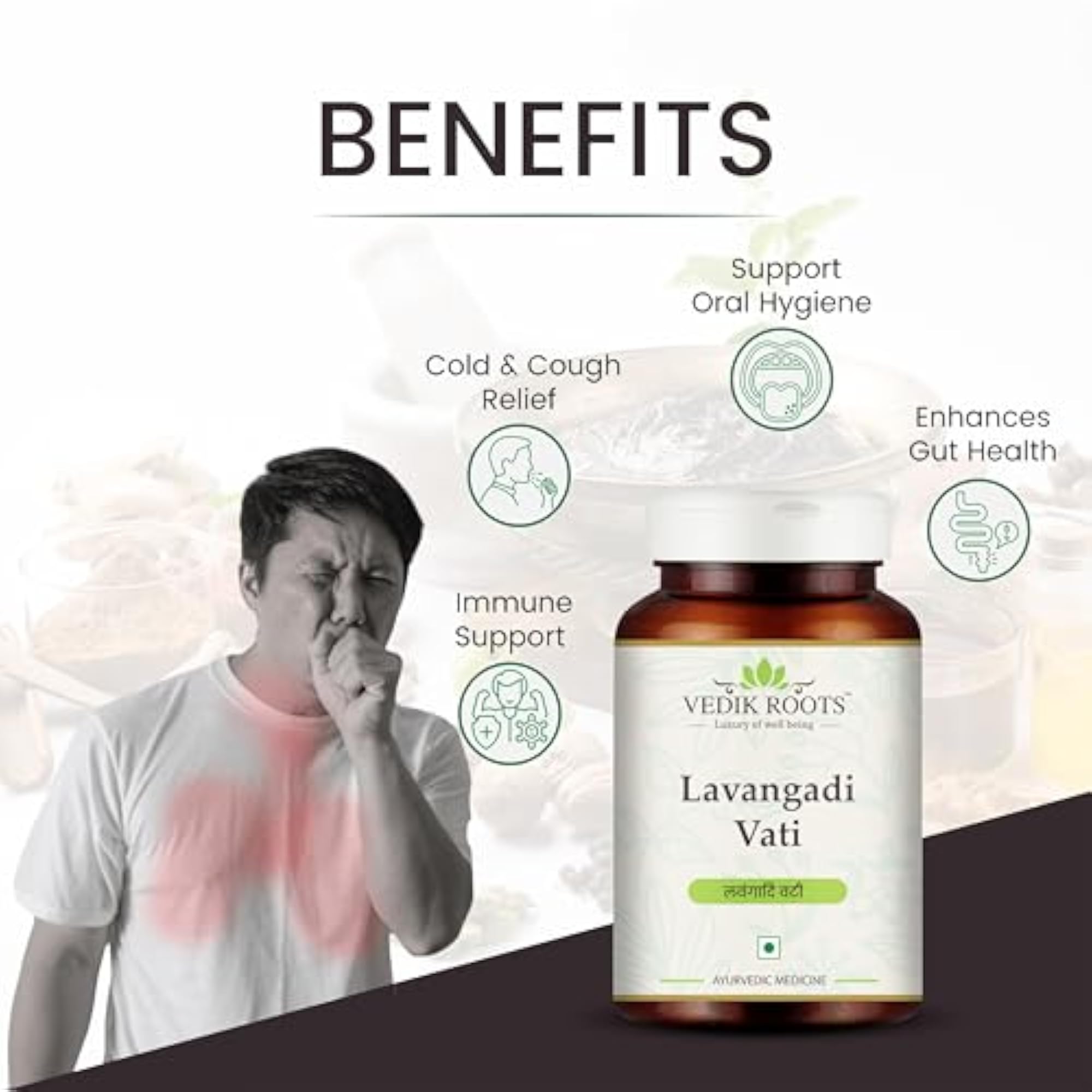 Vedikroots Lavangadi Vati - 120 Tabs