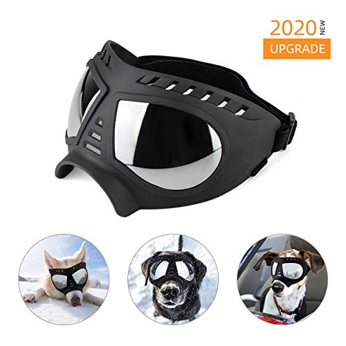 Namsan Dog Goggles - Large Breed Dog Sunglasses Windproof Snowproof Pet Goggles, Soft
