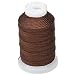 Simply Silk Beading Thread Cord Size FF Chestnut 0.015 Inch 0.38mm Spool 115 Yards for Stringing Weaving Knotting